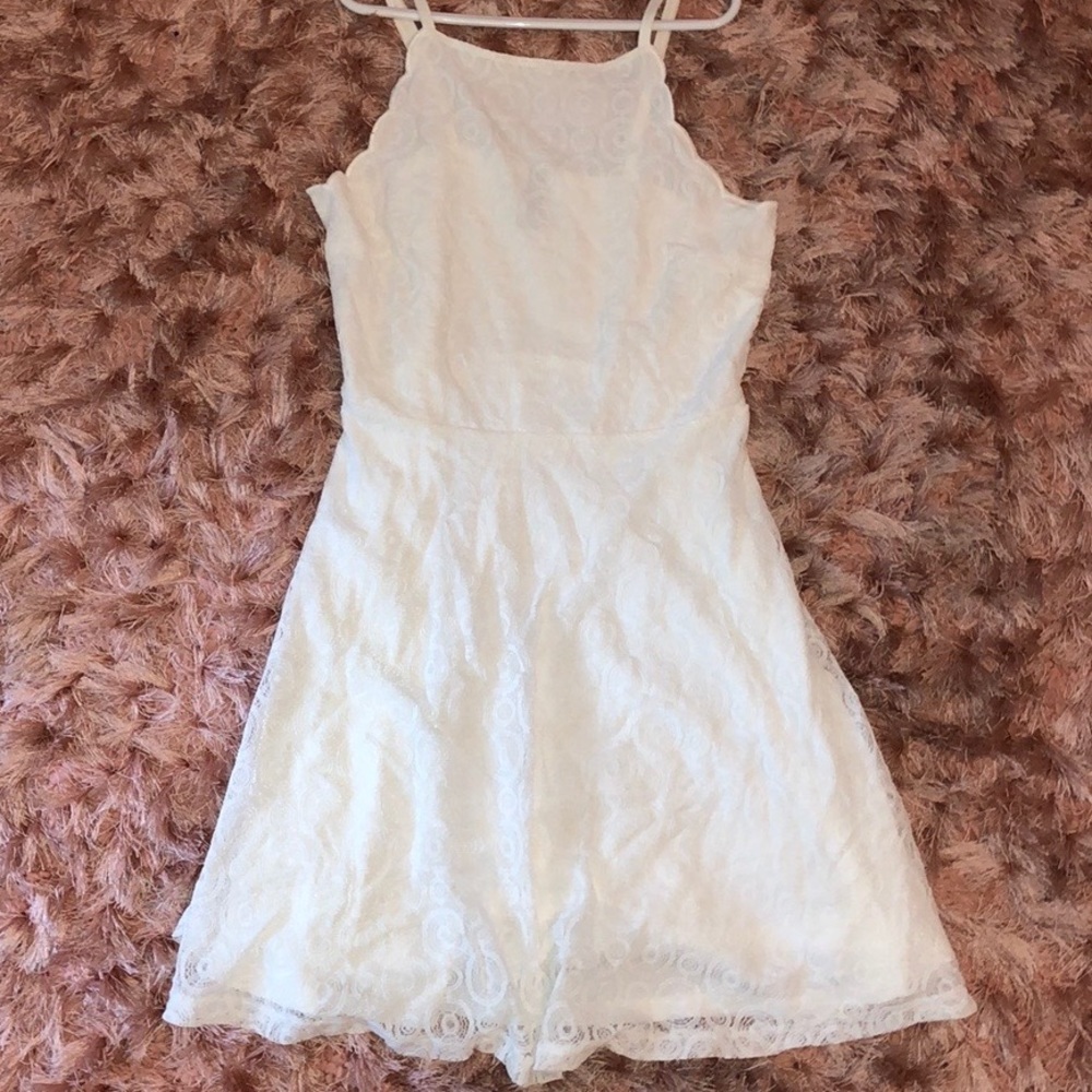 High neckline summer dress